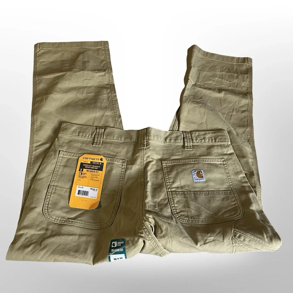 Carhartt Rugged Flex Relaxed Fit Canvas Work Pants 36 x 30 NWT - Picture 5 of 5